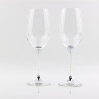 Clear Crystal Stem Wine Glass